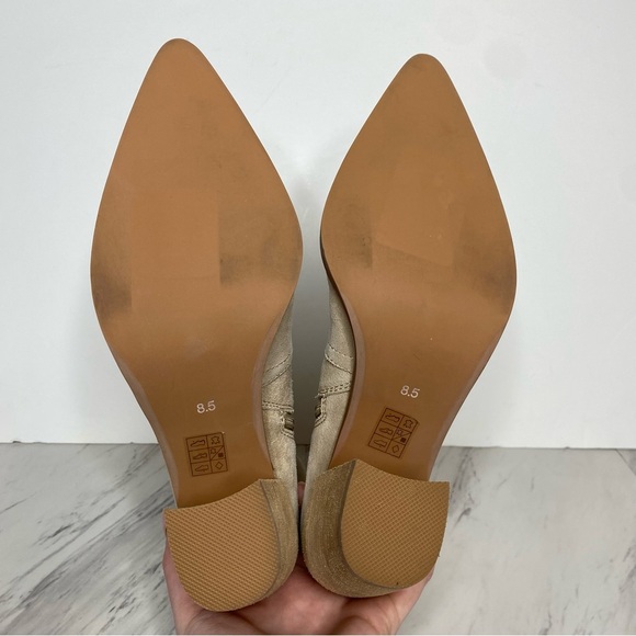 Jeffrey Campbell Jessine Tan Suede Pointy Toe Bootie 8 1/2 - Picture 13 of 14